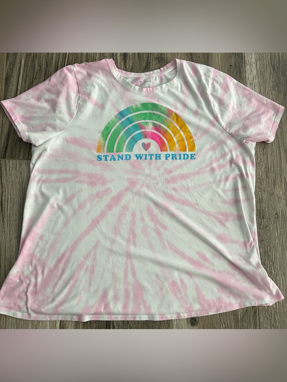 Stand With Pride Rainbow Graphic Tee